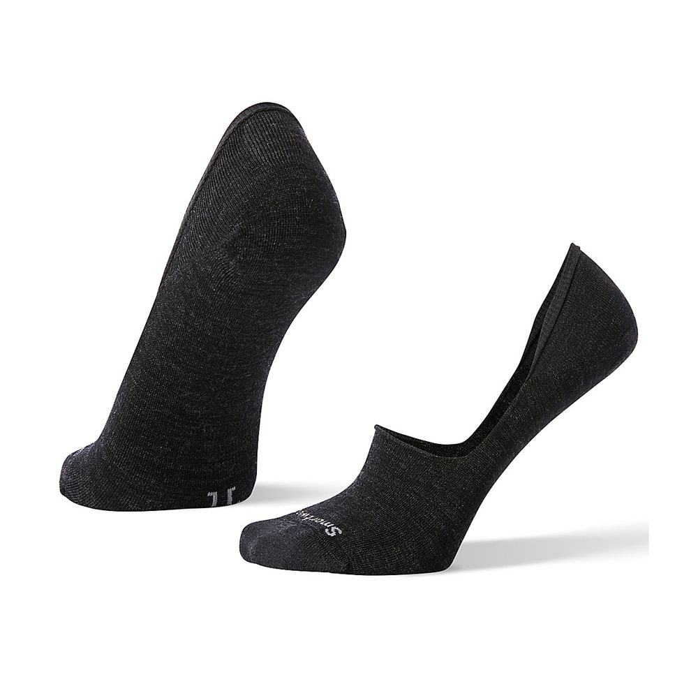 The North Face Socks Womens Australia - The North Face Smartwool Hide And Seek No Show Black / Light